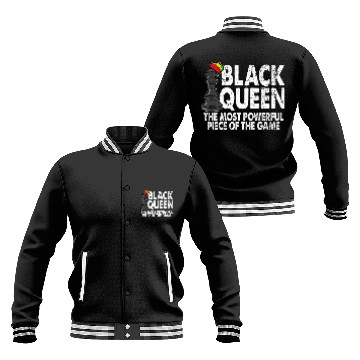 Discover Black Queen The mosts Powerful Piece Black History Month Baseball Jackets