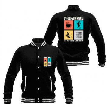 Discover funny Computer Science enthusiast Programming Its The Peace Baseball Tees Baseball Jackets