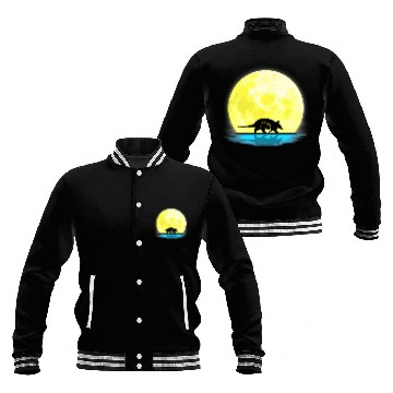 Discover Armadillo Lovers Full Moon Light Baseball Tees Baseball Jackets