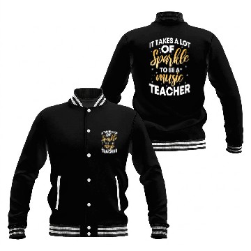 Discover Music Teacher Musical Professor Conservatory Instructor Baseball Jackets