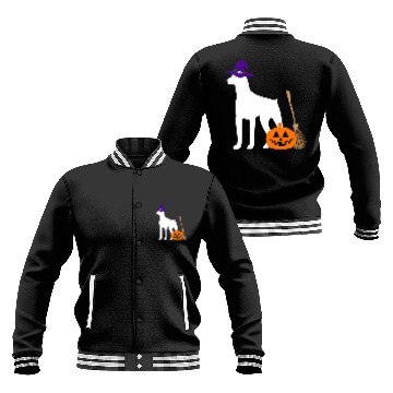 Discover Miniature Pinscher Pet Halloween Dog Wearing Witch Hat Baseball Jackets