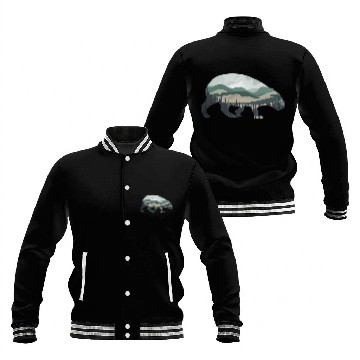 Discover capybaras Mammal Silhouette Baseball Tees Baseball Jackets