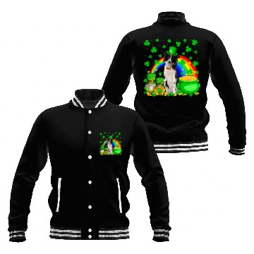 Discover Border Collie Pet Two Gnomes And Border Collie Patricks Day Hat Shamrocks Baseball Tees Baseball Jackets