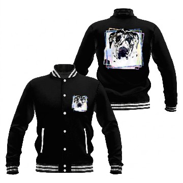 Discover Great Dane Pet Face Great Dane Lovers Baseball Jackets