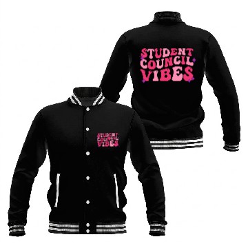 Discover Student Council Vibes School Student Council 1 Baseball Jackets