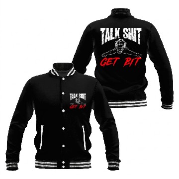 Discover Belgian Malinois Pet Talk Shit Get Bit Belgian Shepherd Malinois Baseball Jackets