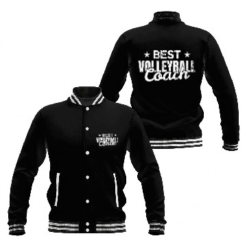Discover bests Volleyball Coach Baseball Jackets