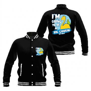 Discover Dinosaur Pet Become Big Cousin Dinosaur 1 Baseball Jackets