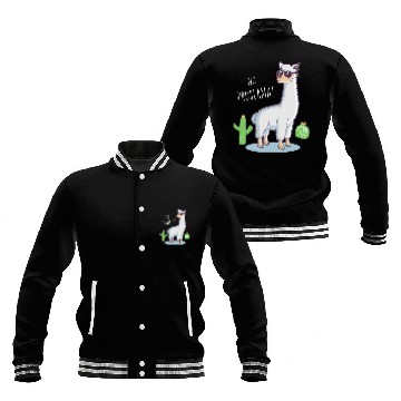 Discover Llama Pet No Problama 63 Baseball Tees Baseball Jackets
