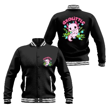 Discover Axolotls Pet Axolittle design with Mexican amphibia Baseball Tees Baseball Jackets