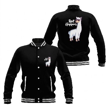 Discover Llama Pet Spit Happens Llama Alpaca Camelid Baseball Tees Baseball Jackets