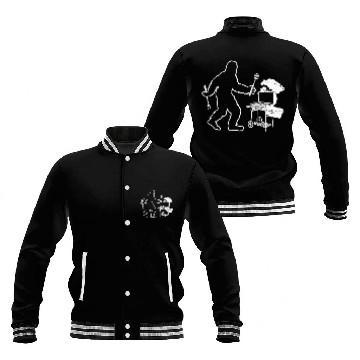 Discover Bigfoot Pet Grilling Sasquatch Pitmaster Grill Lovers BBQ Baseball Jackets
