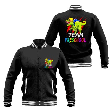 Discover Dinosaur Pet Teacher Team Pre School Dinosaur T rexs Back To School Baseball Tees Baseball Jackets