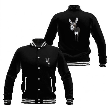 Discover Donkey Pet Face Baseball Tees Baseball Jackets
