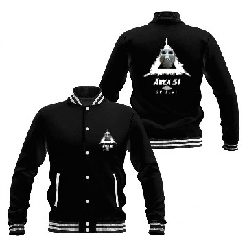 Discover Aliens UFO Area 51 Alien 22 Baseball Jackets