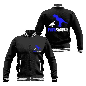 Discover Dinosaur Pet Papasaurus Dad Papa Saurus Dinosaur Trex Fathers Day Idea Baseball Jackets