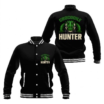 Discover Alligator Pet Hunter Wildlife Lizard Alligator Reptile Predator 2 Baseball Tees Baseball Jackets
