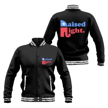 Discover Elephant Mammal Raised Right Republican Elephant Retro Style Distressed Baseball Jackets