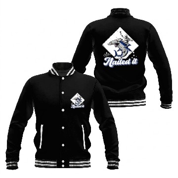 Discover Shark Pet Nailed It Hammerhead Shark 1 Baseball Tees Baseball Jackets
