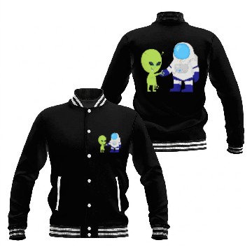 Discover Aliens UFO Planets Alien Solar System Space Lovers Baseball Jackets