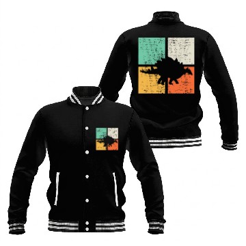 Discover Dinosaur Pet Stegosaurus 2 Baseball Tees Baseball Jackets