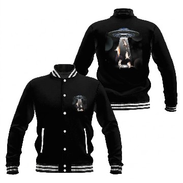 Discover Aliens UFO Cat Galaxy Cat Cat UFO Baseball Jackets