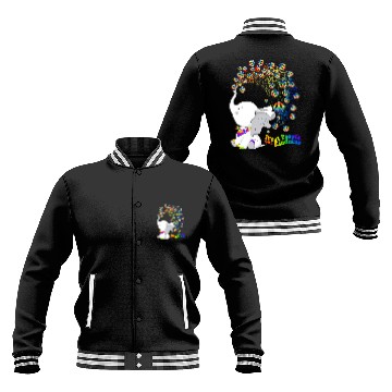 Discover Elephant Mammal Treat People With KIndness Baseball Jackets