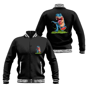Discover Dinosaur Pet Watermelon Dinosaur One In a Melon T rexs Summer Fruit Baseball Jackets