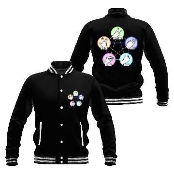 Discover Komodo Pet Funny Classic Hand Games Rock Paper Scissors Lizard Spock Baseball Tees Baseball Jackets