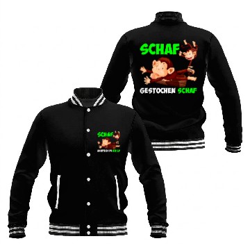 Discover Sheep Pet Monkey design sheep cute monkey Baseball Jackets