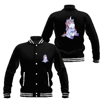 Discover Unicorn Pet Witchcraft Doll Magical Voodoo Dolls Baseball Jackets