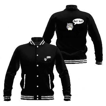Discover Irritable owl syndrome 3D Baseball Jackets