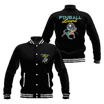 Discover Komodo Pet Pinball Lizard Baseball Tees Baseball Jackets