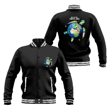 Discover Turtle Pet Earth Day Make Everyday Earth Day Earth Sea Turtle Art Baseball Tees Baseball Jackets