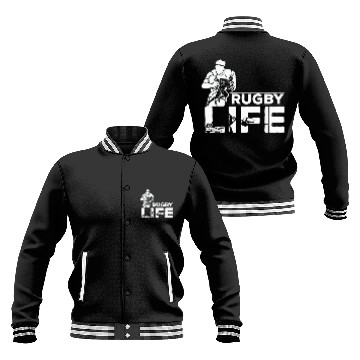 Discover Sport Rugby Player Coachs Rugby Fan Baseball Jackets