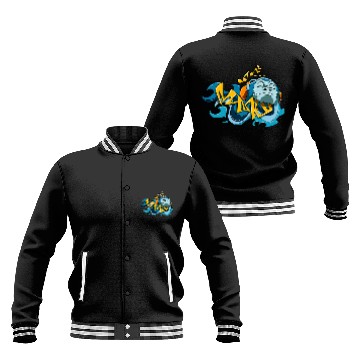 Discover Gorilla Pet Street art Gorilla music Zip Baseball Jackets