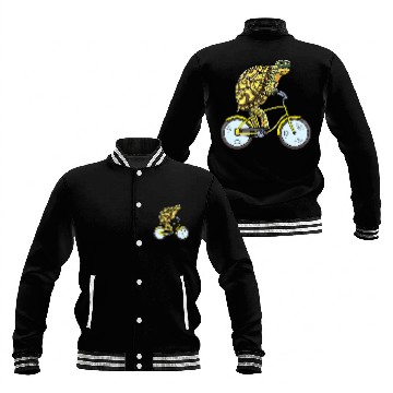 Discover Turtle Pet Eastern Box Turtle On Bike Cycling Baseball Jackets