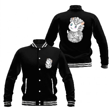 Discover Sheep Pet Funny lamb sheep knitting wool 11 Baseball Tees Baseball Jackets