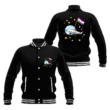 Discover Shark Pet Asexual Hammerhead Shark In Space Ace Pride Baseball Jackets