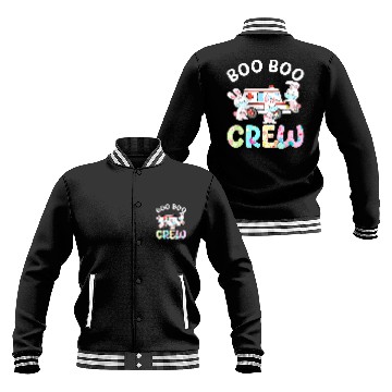 Discover nurses Job Boo Boo Crew Funny Bunny EMS EMT Paramedic nurses Easter Day Baseball Tees Baseball Jackets
