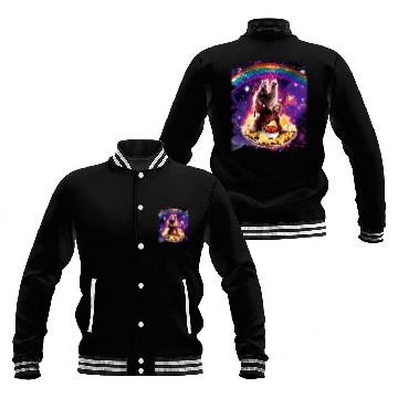 Discover Sloth Pet Space Cat Llama Sloth Riding Nachos Baseball Tees Baseball Jackets