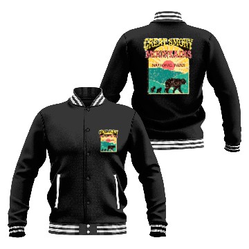 Discover Bear Pet Bear Great Smoky Mountains National Park Baseball Jackets
