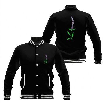 Discover Herb Lavender Plant Flower Baseball Jackets