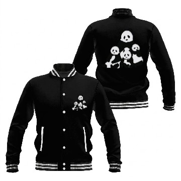 Discover Panda Pet stuffed animal costume four bears Baseball Jackets