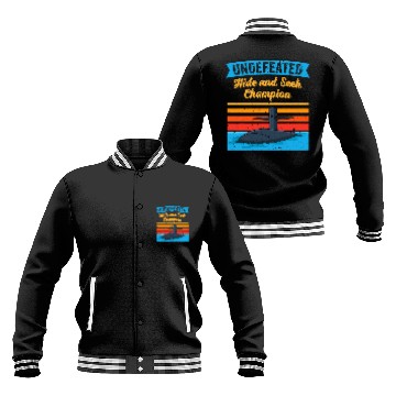 Discover Submariner Quote Undefeated Hide And Seek Champion Submarine Baseball Tees Baseball Jackets