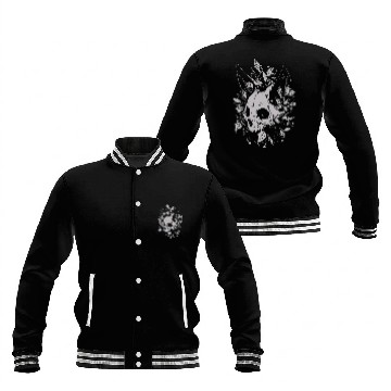 Discover Cat Skull Gothic Witchcore Aesthetic Goblincore Mall Goth Baseball Jackets