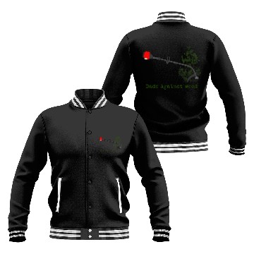 Discover Dads Against weeds Funny Gardening Lawn Mowing Baseball Jackets