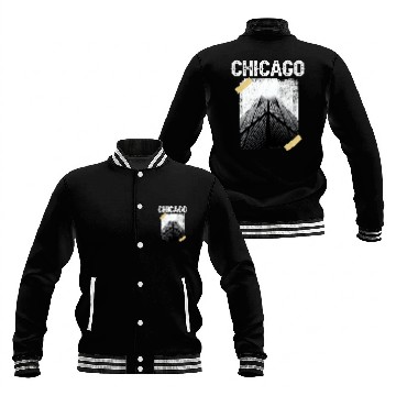 Discover Illinois Chicago Architect Chi Town Baseball Tees Baseball Jackets