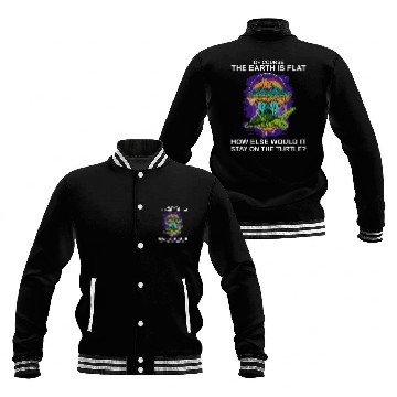 Discover Turtle Pet Flat Earth Turtle Flat Earther Baseball Tees Baseball Jackets