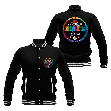 Discover Intervention Teacher Team Early Intervention Crew 1 Baseball Jackets